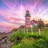 West Quoddy Lighthouse Diamond Paintings