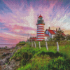 West Quoddy Lighthouse Diamond Paintings