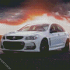 White Holden Commodore Diamond Paintings