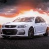 White Holden Commodore Diamond Paintings