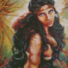 Wild Woman Art Diamond Paintings