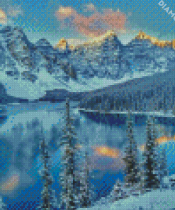 Winter In Banff Diamond Paintings