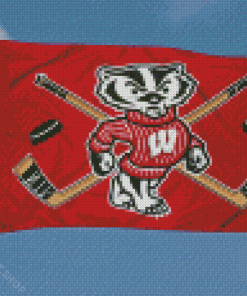 Wisconsin Badgers Flag Diamond Paintings