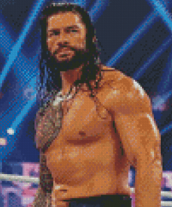 Wrestler Roman Reigns Diamond Paintings