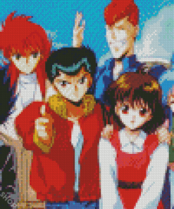 Yu Yu Hakusho Characters Diamond Paintings