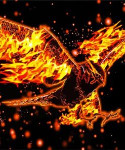 Artistic Burning Eagle Diamond Paintings