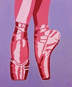 Artistic Ballet Shoe Diamond Paintings