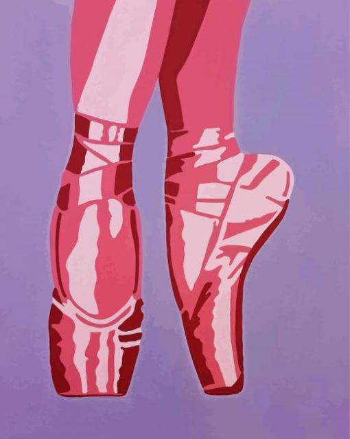 Artistic Ballet Shoe Diamond Paintings