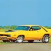 Yellow 1971 Roadrunner Diamond Paintings