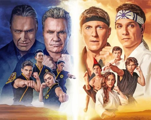 Cobra Kai Cast Diamond Paintings