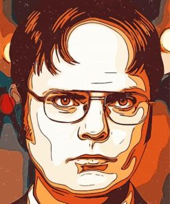 Aesthetic Dwight Schrute Art Diamond Paintings