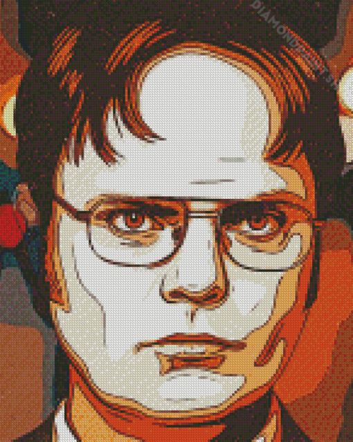 Aesthetic Dwight Schrute Art Diamond Paintings