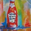 Ketchup Bottle Diamond Paintings