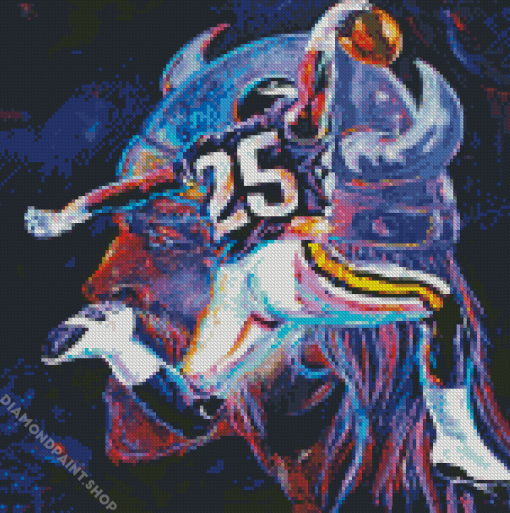 Aesthetic Minnesota Vikings Diamond Paintings