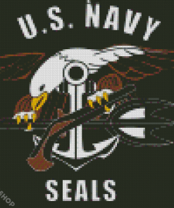 Us Navy Seals Logo Diamond Paintings