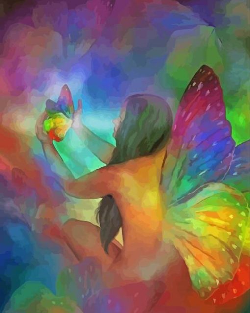 Rainbow Fairy Art Diamond Paintings