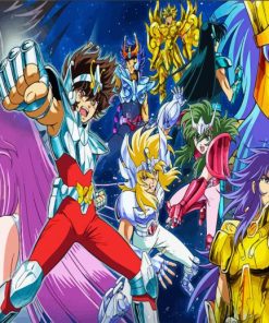 Saint Seiya Anime Characters Diamond Paintings