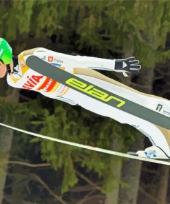 Ski Jumper Diamond Paintings