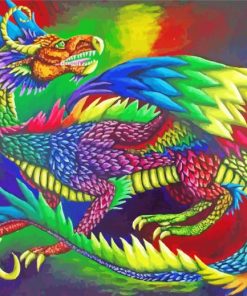 Rainbow Dragon Diamond Paintings