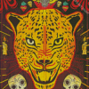 Tiger And Skull Diamond Paintings