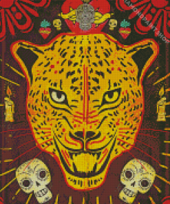 Tiger And Skull Diamond Paintings