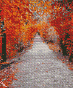 Walk In Autumn Diamond Paintings