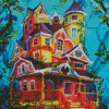 Aesthetic Whimsical Houses Diamond Paintings