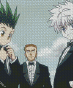 Gon And Killua Manga Diamond Paintings