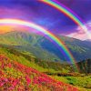 Rainbow Landscape Diamond Paintings