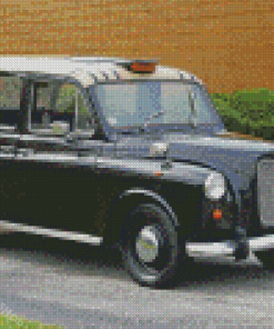 Black London Taxi Diamond Paintings