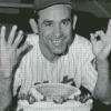 Monochrome Yogi Berra Diamond Paintings