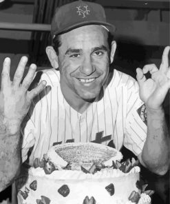 Monochrome Yogi Berra Diamond Paintings