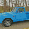 Blue 1967 Chevy Stepside Diamond Paintings