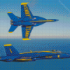 Blue Angels Thunderbird Diamond Paintings