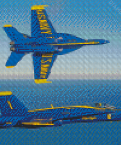 Blue Angels Thunderbird Diamond Paintings