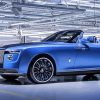 Blue Roll Royce Car Diamond Paintings