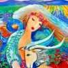 Capricorn Astrological Goddess Diamond Paintings