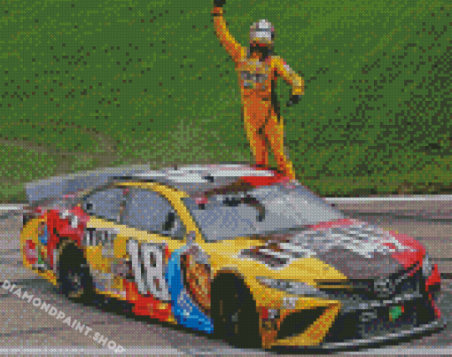 Car Racer Kyle Busch Diamond Paintings