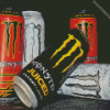 Colorful Energy Drinks Diamond Paintings