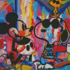 Snoopy And Mickey Mouse Diamond Paintings