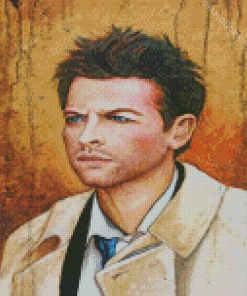 Cool Castiel Diamond Paintings