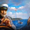 Cool Sea Captain Diamond Paintings