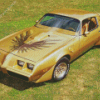 Golden Trans Am Diamond Paintings