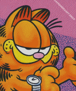 Funny Garfield Kitty Diamond Paintings