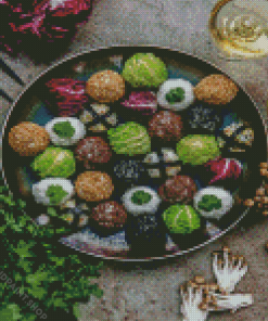 Delicious Rice Balls Diamond Paintings