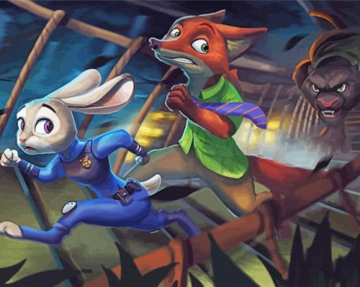 Nick Wilde And Nick Wilde Diamond Paintings