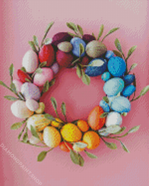 Easter Wreaths Diamond Paintings