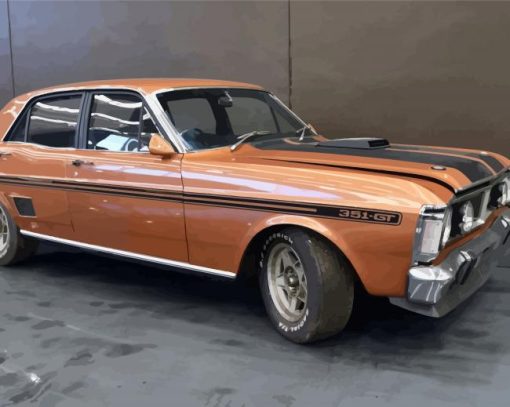 Ford Falcon Classic Car Diamond Paintings