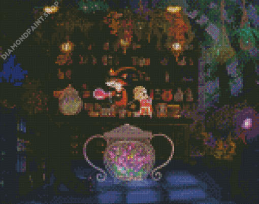 Fox Witch In Apothecary Diamond Paintings