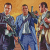 Grand Theft Auto Poster Diamond Paintings